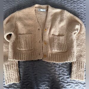 Zara 5% wool cardigan